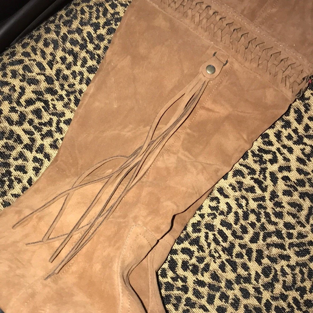 Mudd Knee high Boots with Fringe